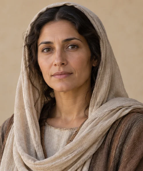 Artistieke voorstelling van Maria — volwassen